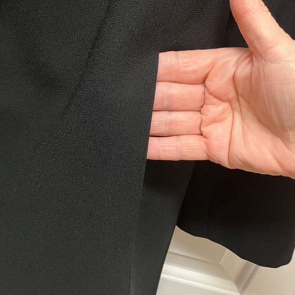 Vintage Jones Basic evening jacket with satin accent collar, black, size 8 - Picture 8 of 10